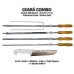 Ceara Combo - Set of 4 Skewers and Knife - Professional Grade Ceara Combo - Set of 4 Skewers and Knife - Professional Grade