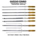 Gaucho Combo - Set of 8 Brazilian Skewers - Professional Grade Gaucho Combo - Set of 8 Brazilian Skewers - Professional Grade