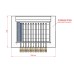 Brazilian Charcoal Grill with Firebox - 11 Skewers 