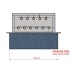 Brazilian Charcoal Grill with Firebox - 11 Skewers 