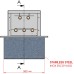 Brazilian Charcoal Grill with Firebox - 5 Skewers 