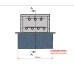 Brazilian Charcoal Grill with Firebox - 7 Skewers Brazilian Charcoal Grill with Firebox - 7 Skewers
