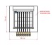 Brazilian Charcoal Grill with Firebox - 7 Skewers 