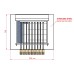 Brazilian Charcoal Grill with Firebox - 9 Skewers Brazilian Charcoal Grill with Firebox - 9 Skewers