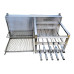 Double-Decker Griddle with 9 Skewers Rotisserie System