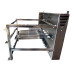 Double-Decker Griddle with 9 Skewers Rotisserie System