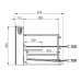 Double-Decker Griddle with 9 Skewers Rotisserie System