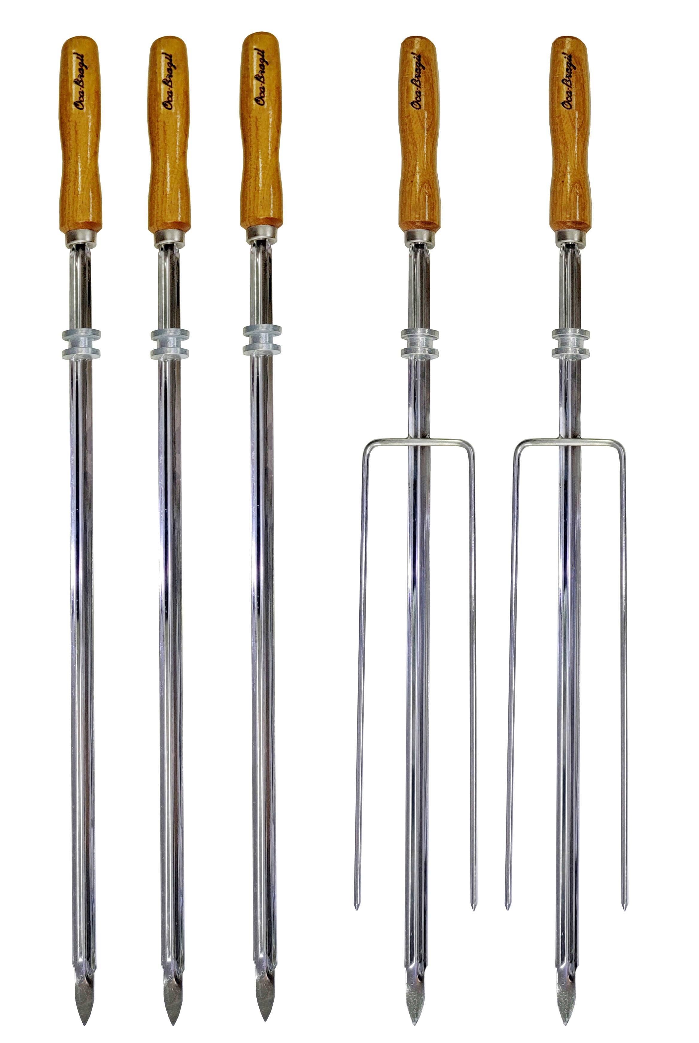 Bahia Combo - Set of 5 Brazilian Skewers - Professional Grade