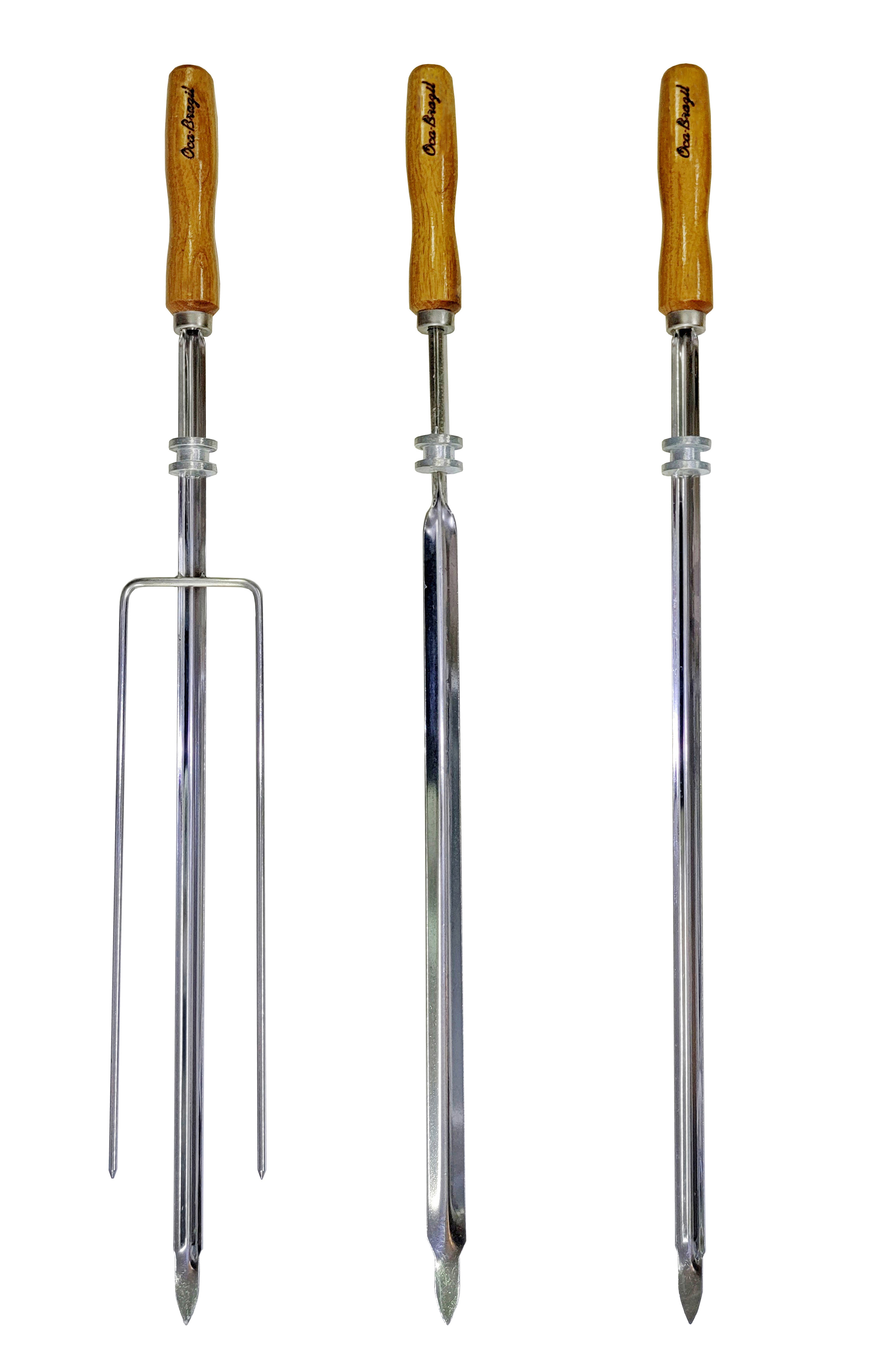 Goias Combo - Set of 3 Brazilian Skewers - Professional Grade