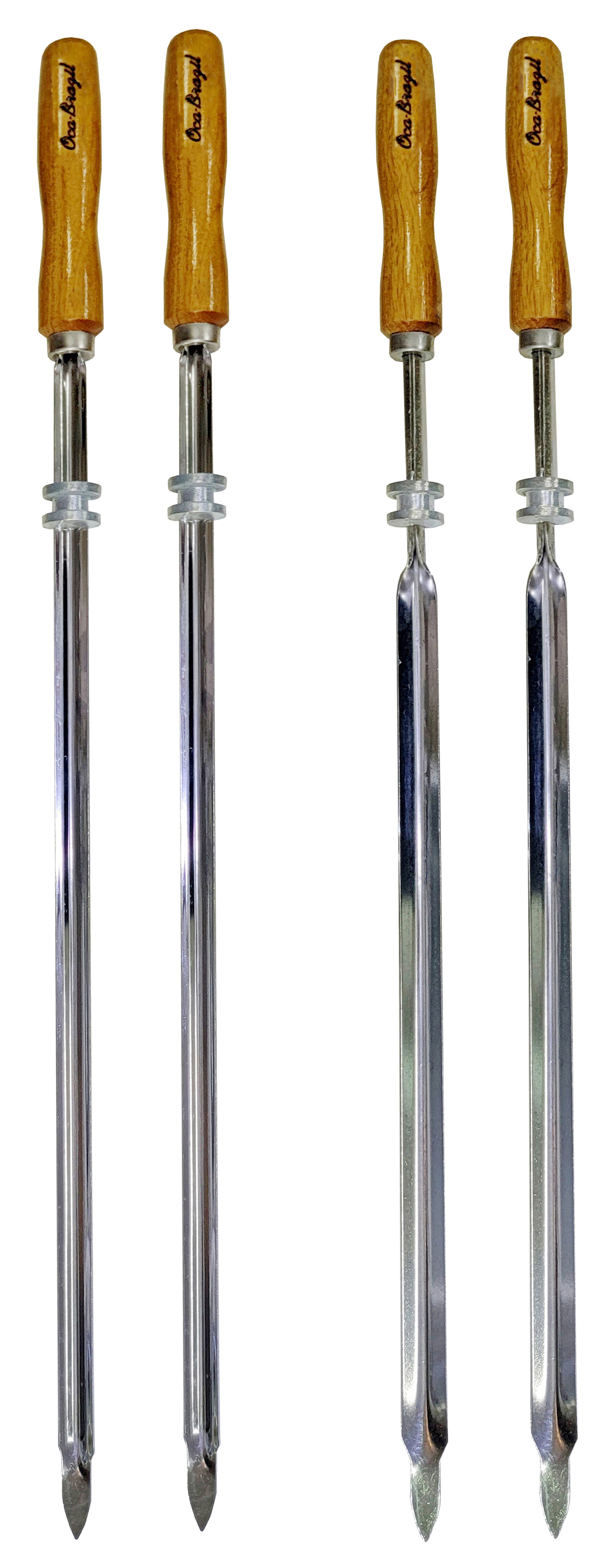 Minas Combo - Set of 4 Brazilian Skewers - Professional Grade
