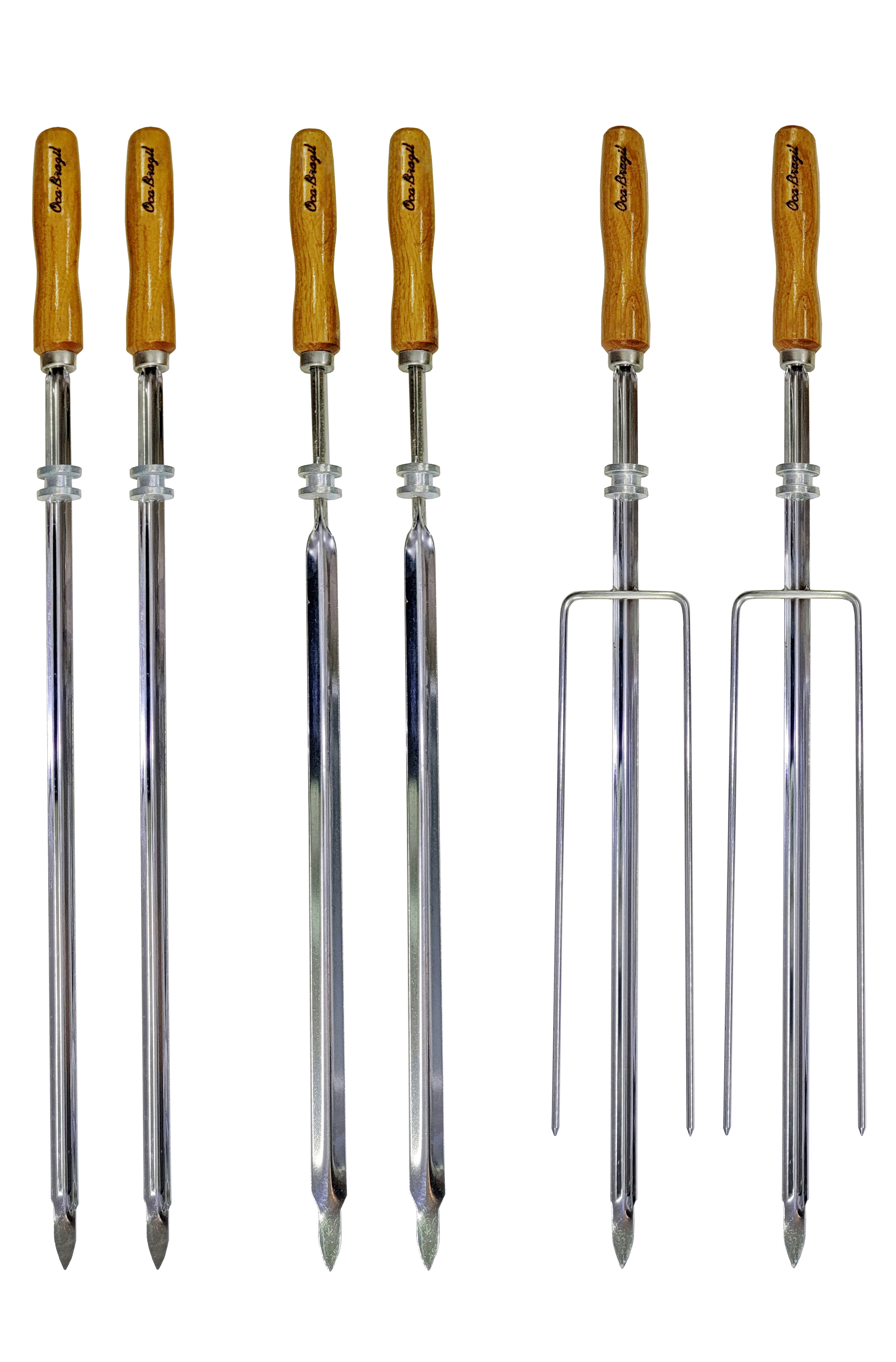 Para Combo - Set of 6 Brazilian Skewers - Professional Grade