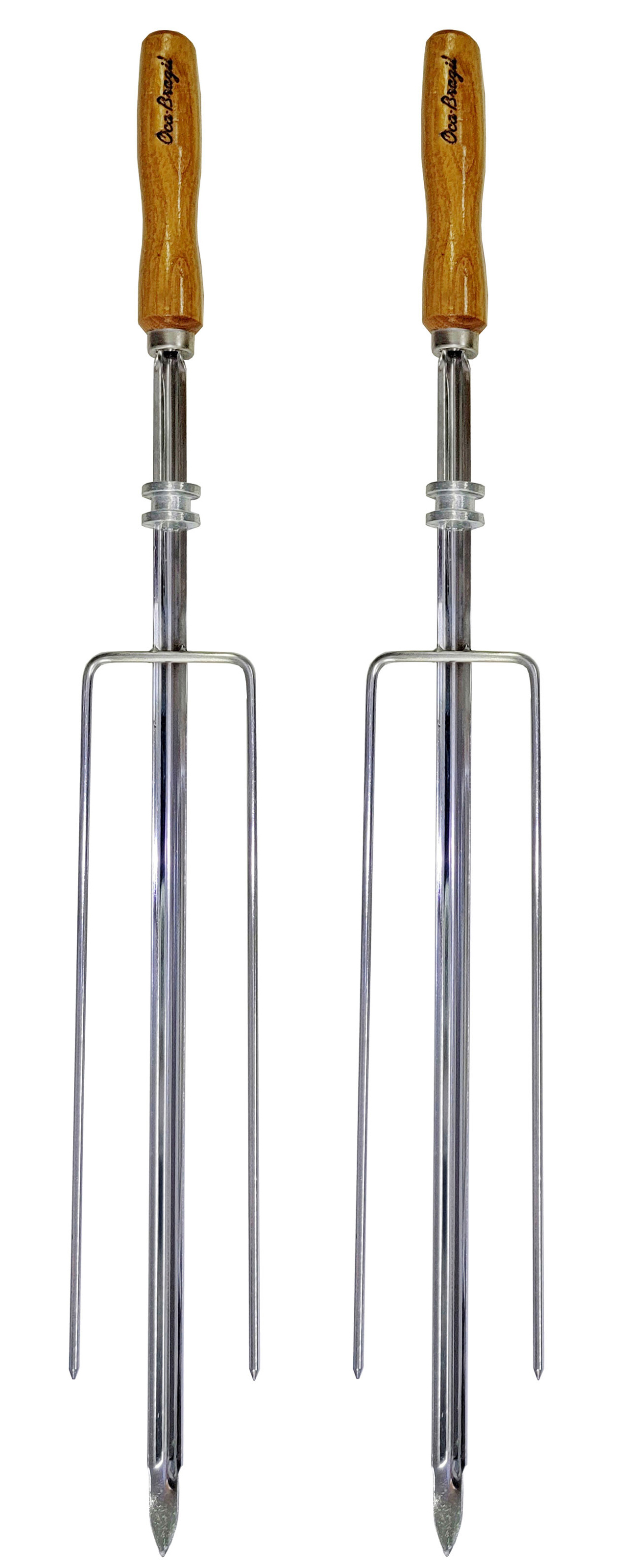 Triple - Set of 2 Brazilian Skewers - Professional Grade