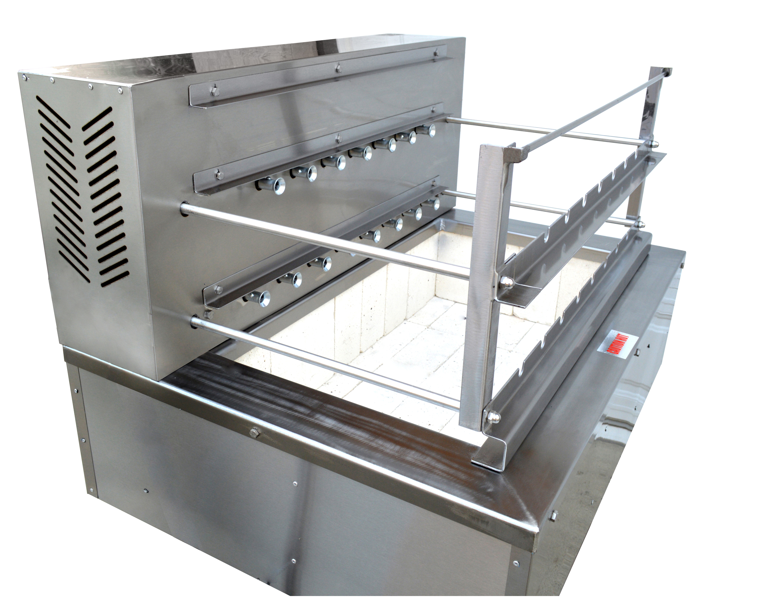 Brazilian Charcoal Grill 15 Skewers - Countertop - Food Truck